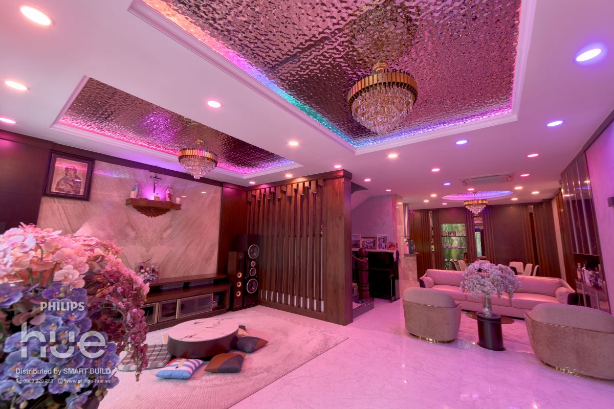 Smart Build Triển Khai Giải Pháp Chiếu Sáng Thông Minh Philips Hue Cho Villa Madam Hiền
